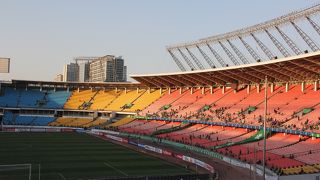 北京のサッカー競技場