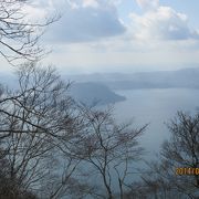 十和田湖を一望です