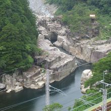 展望台から見た「寝覚の床」その２