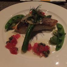 お魚のポアレ。