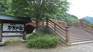 奈良井宿にある奇橋