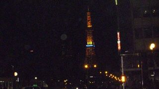 公園にそびえたつ