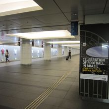 地下ギャラリー奥