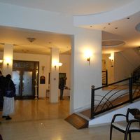 ロビー。床は大理石