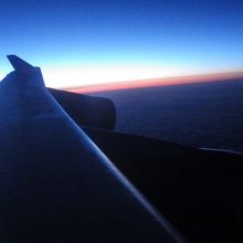 冬の時期は太陽が沈むのを楽しめます。