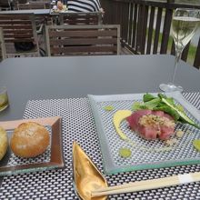 メインの牛肉。