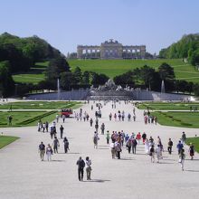 宮殿のバルコニーからの眺め