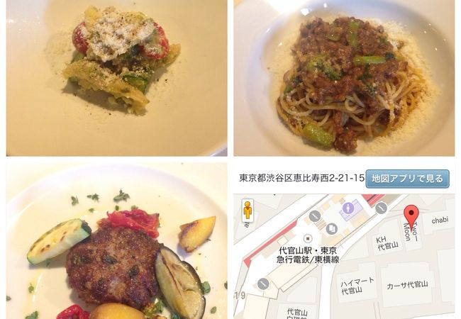 【イルチルコロ】代官山駅すぐのこじんまりしたトラットリア