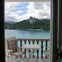 ブレッド城が真っ正面