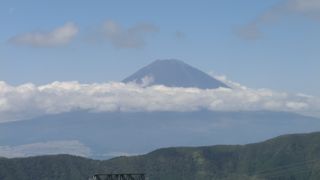 眼下の大涌谷・芦ノ湖、眼前の富士