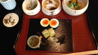 老舗料亭の朝ごはん