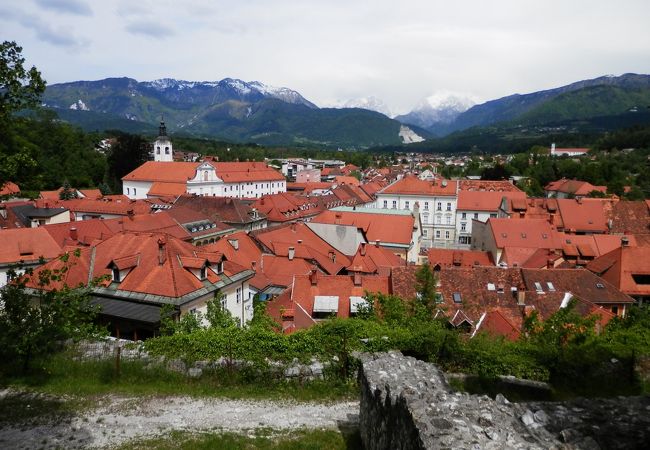 城を利用した博物館、人の気配がなかった。