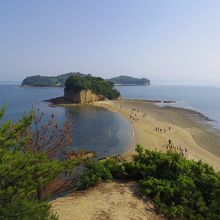 展望台からエンジェルロードを一望