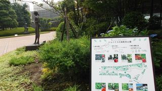 屋上にあるやすらぎのスポット！銅女も訪れる・・