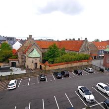 博物館の二階からの全景