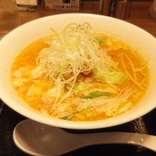 味噌ラーメンです