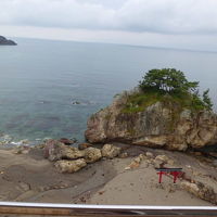 客室から見える日本海