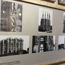 建設の歴史をパネルで見ることができます