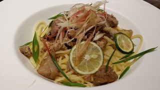 創作メニュー豊富なパスタ