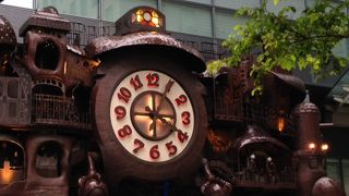 大きなカラクリ時計