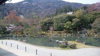 曹源池庭園でホッとひと息　【天龍寺】