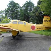 幸田町にある屋外展示の飛行機は必見！