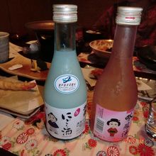 濁り酒と吟醸酒の龍馬セット(1404円)です。