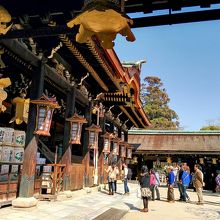 北野天満宮の境内
