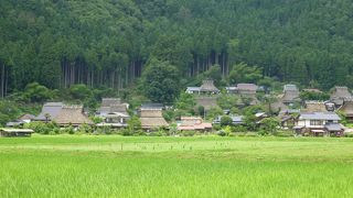 茅葺きの集落です