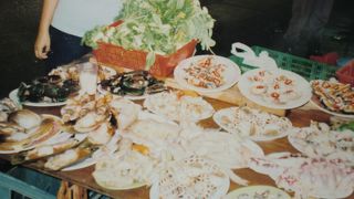 天后廟訪問後は海鮮屋台へ