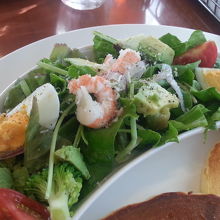 サラダはおいしかったです