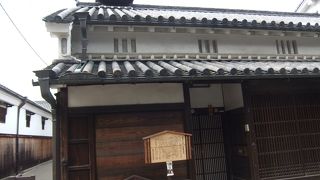 江戸時代の商家の建物