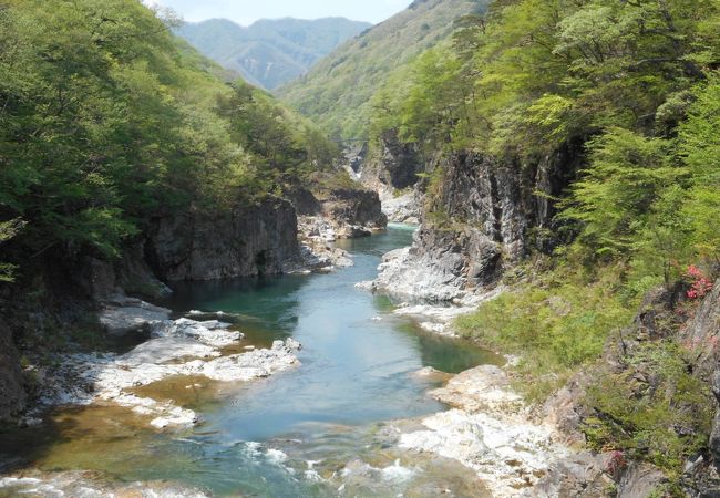 虹見橋から上流を望む