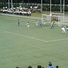 高校サッカー、一点を争う好ゲームでした。