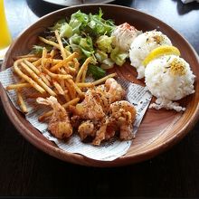 ガーリックシュリンププレート