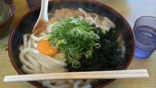 たまごうどんをイチ押し