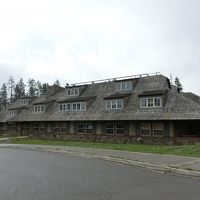 ホテルルームの建物外観。