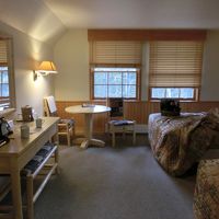 ホテルルームの内観。