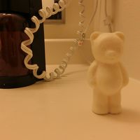 石鹸が可愛いクマでした。