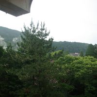 地獄方面。湯煙だけが見える。