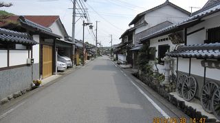 宮本武蔵初決闘の場がある宿場町