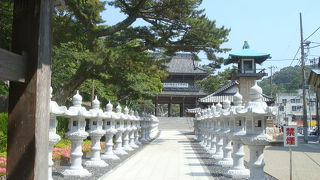 日蓮聖人ゆかりのお寺の中でも特に有名どころ。