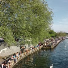 スイスの人にも憩いの場。