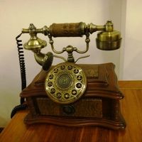 電話もアンティーク風