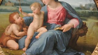 有名な名画が普通に飾られています