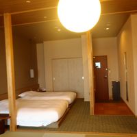 露天風呂つき客室。　清潔ですよ。