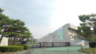 毎日マラソンで有名な陸上競技場!!