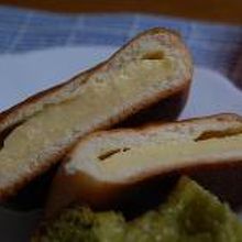 クリームパン断面