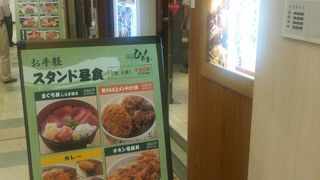 品川エキュートサウスにあるスタンドレストラン