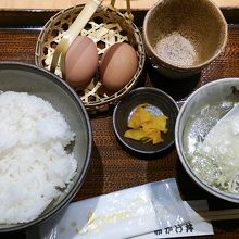 これがたまごかけセット♪